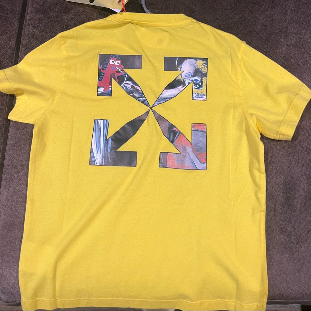 AUTHENTIC BOYS OFF WHITE SHIRT SIZE 6 NEVER BEEN WORN 🚩